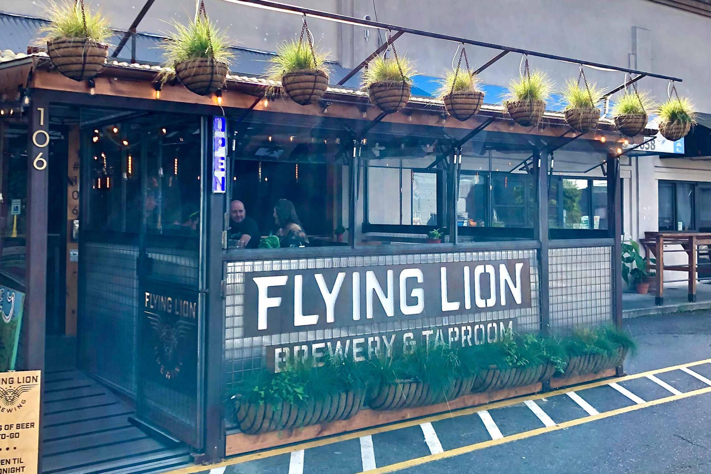 Outside Flying Lion